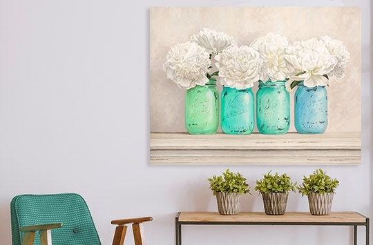 Dipinti di fiori moderni | Stampe di fiori su tela | Jenny Thomlinson