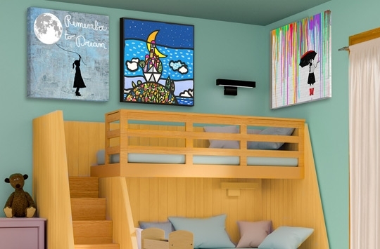 Wandbilder kinderzimmer | Hochwertige Leinwanddrucke und Poster